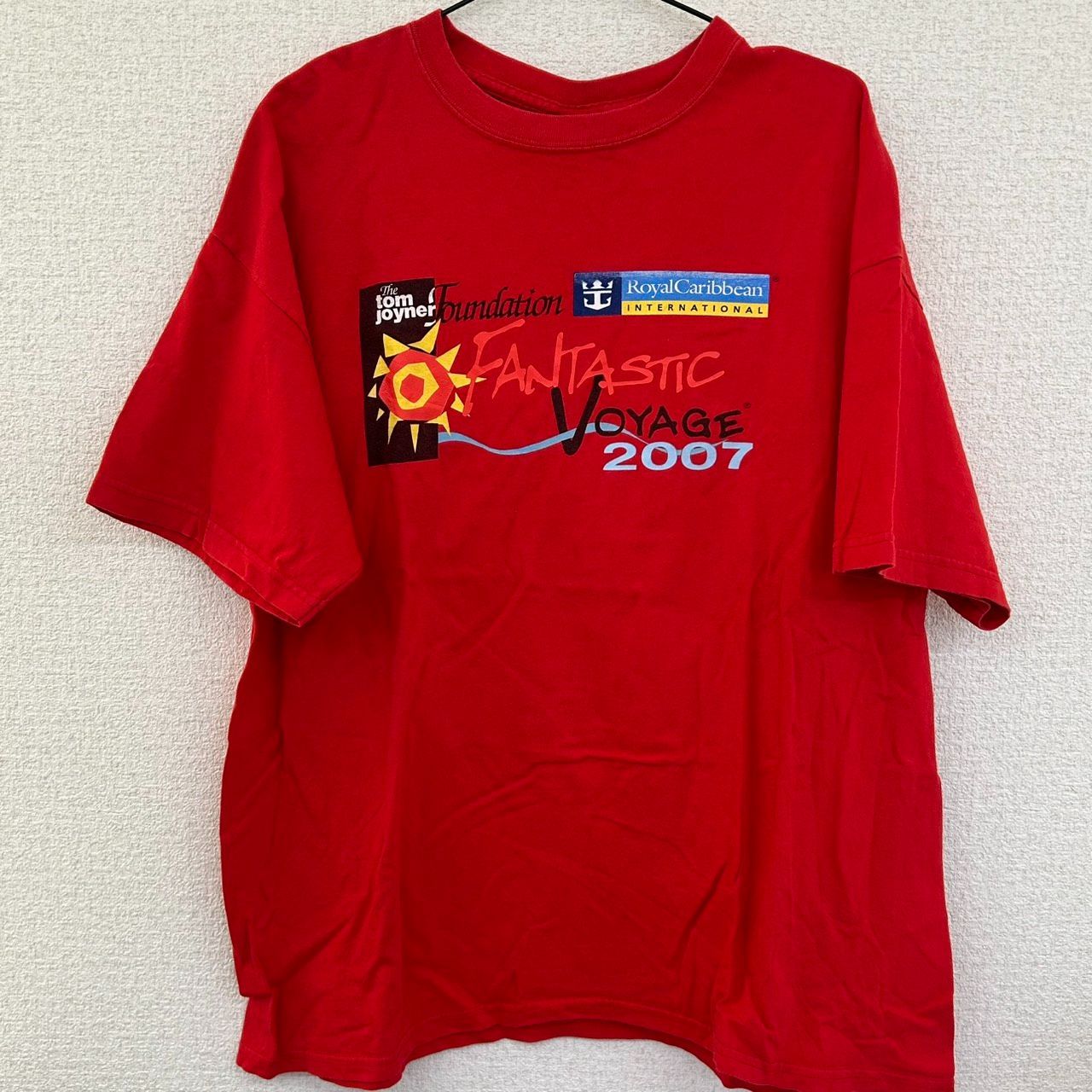 Tシャツ 赤 古着 - メルカリ