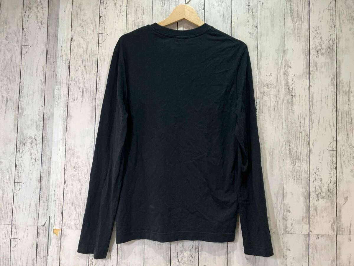 AMI PARIS アミAlexandre Mattiussi アレクサンドルマテュッシ クルーネック長袖Tシャツ ブラック M
