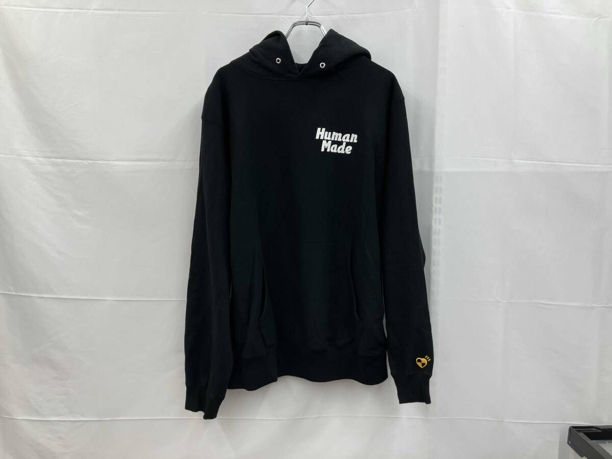 HUMAN MADE ヒューマン メイド パーカー 裏起毛 XXL ブラック 冬