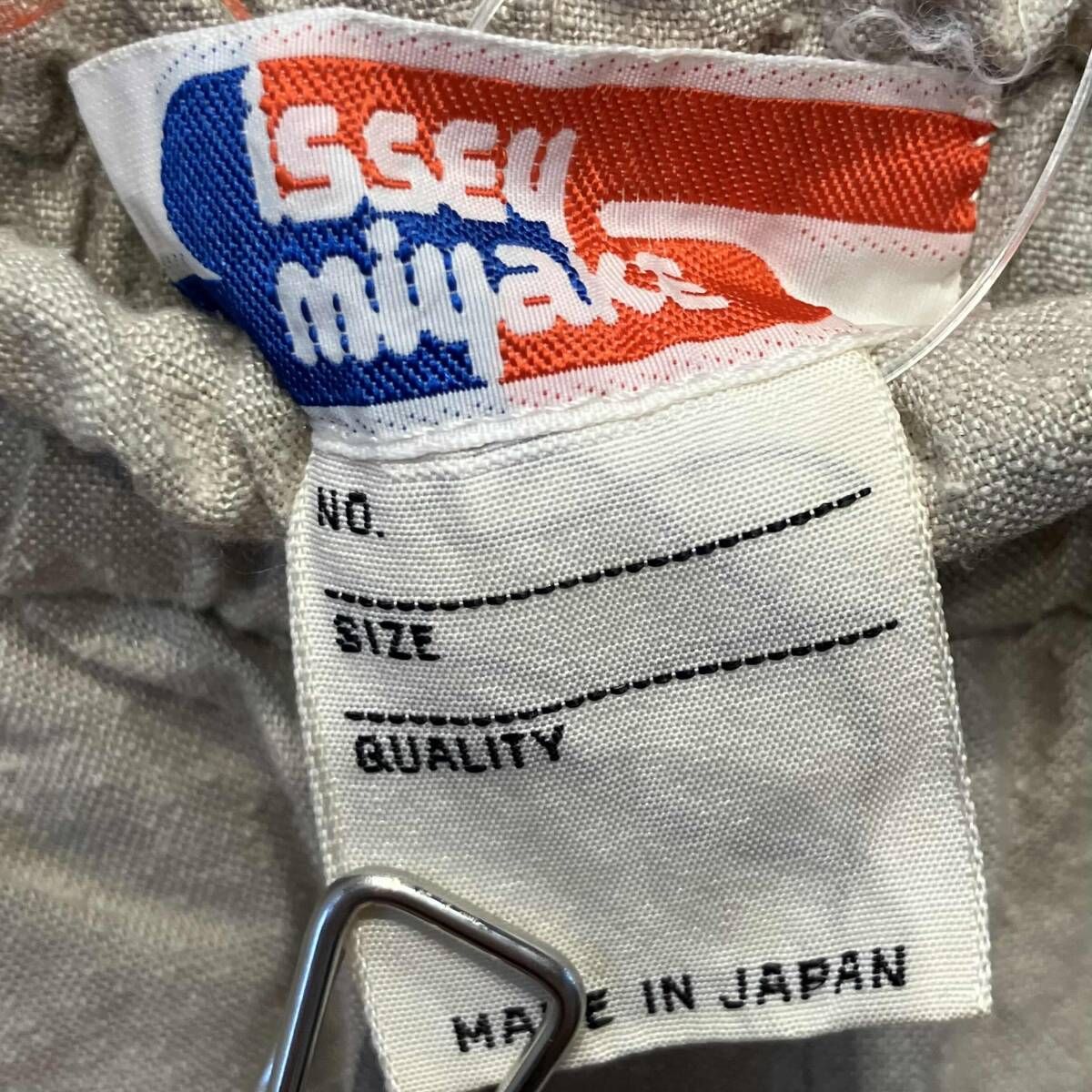 70s ISSEYMIYAKEロングパンツ 最初期タグ ワイドシルエットパンツ