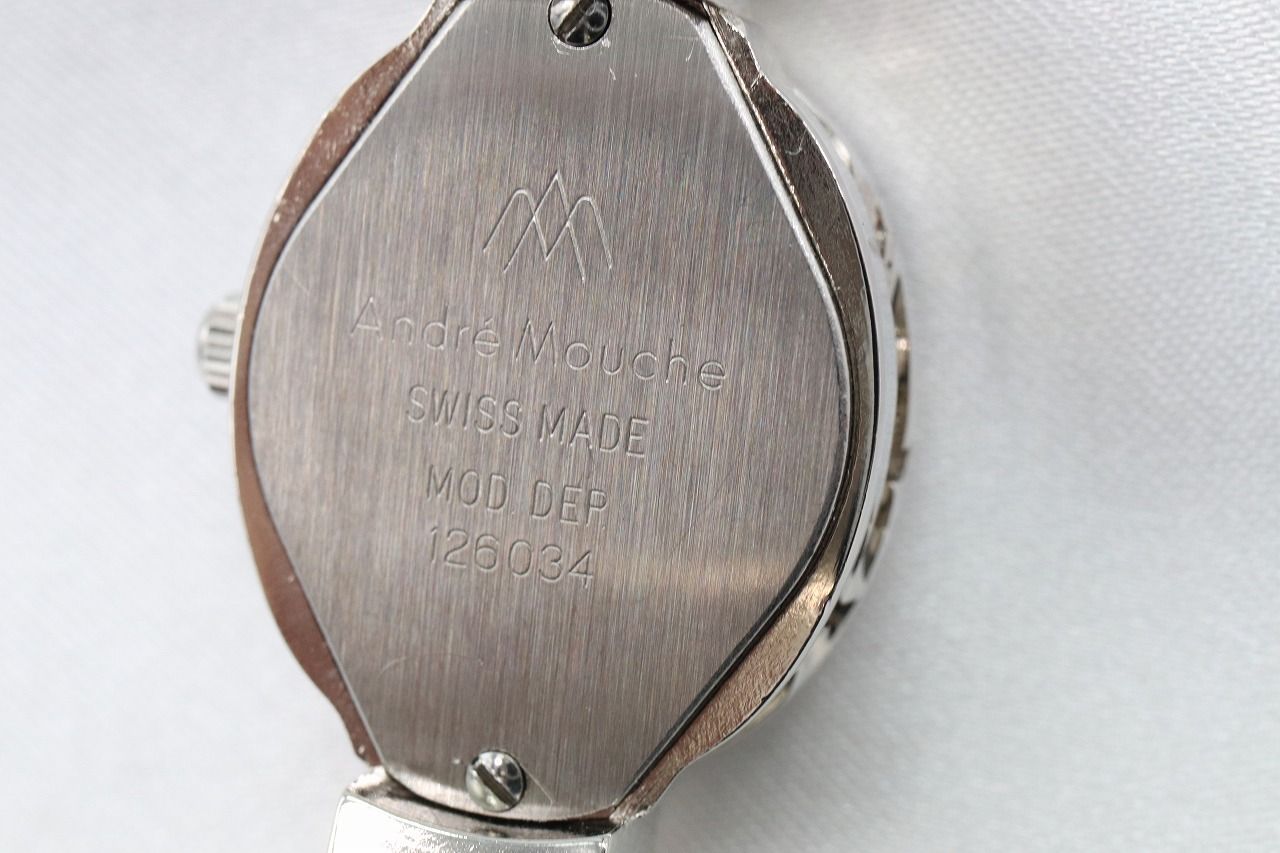 W280-6】動作品 電池交換済 Andre Mouche アンドレムッシュ SWISS MADE