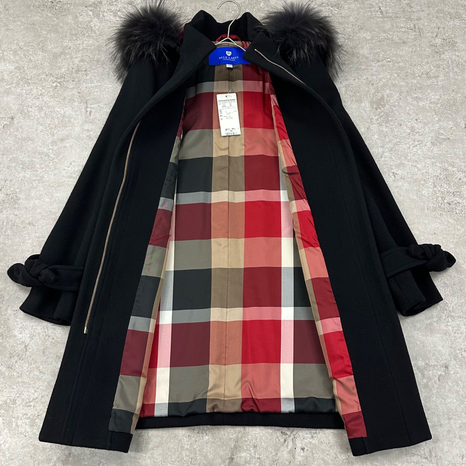 未使用】BLUE LABEL ブルーレーベルクレストブリッジ ウールコート