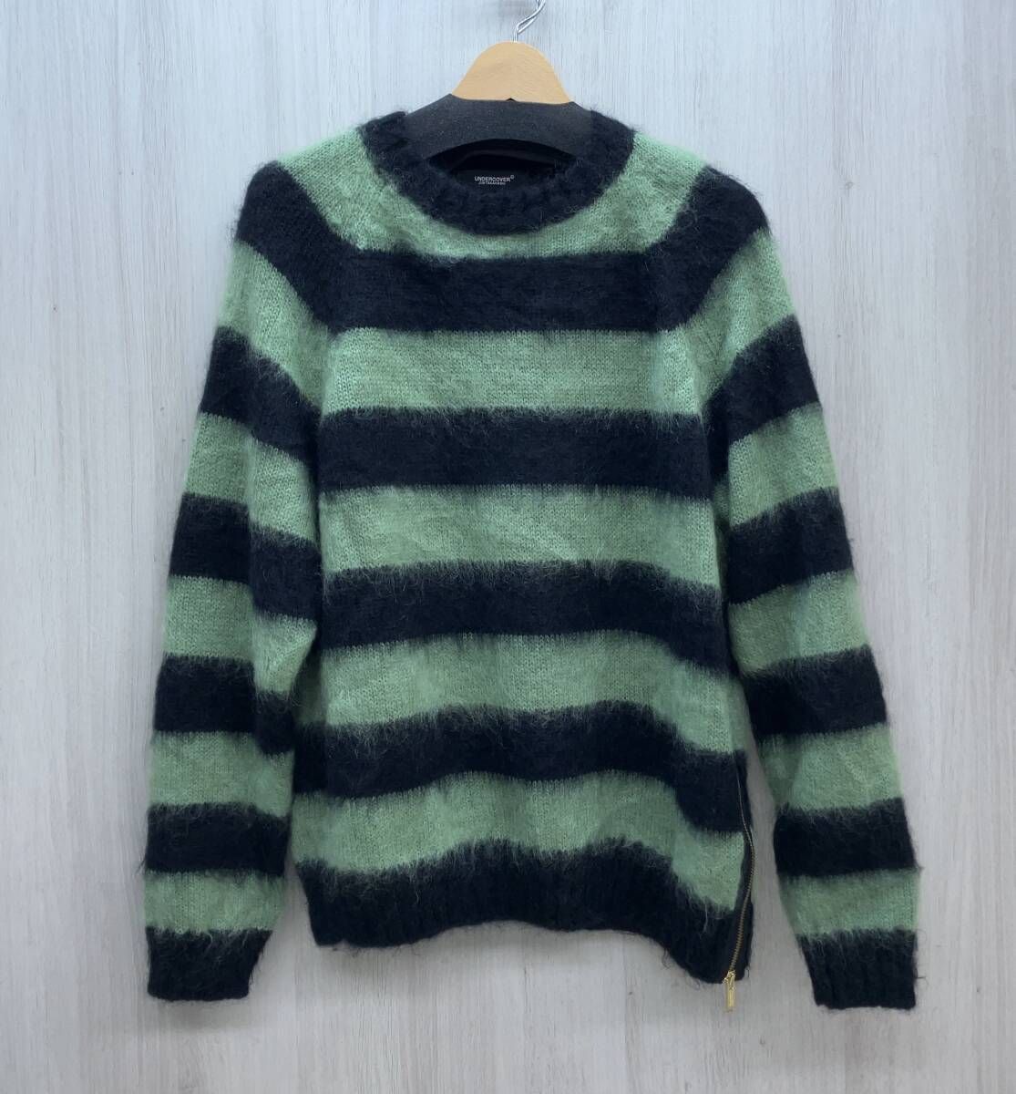 undercover モヘアダメージニット UNDERCOVER ウール混モヘアハイネックニットプルオーバー 2 - メルカリ