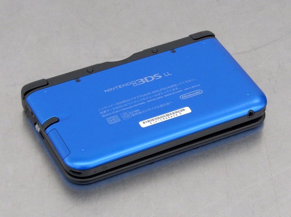 Nintendo 任天堂 ニンテンドー 3 DS LL ブルー×ブラック ゲーム機本体