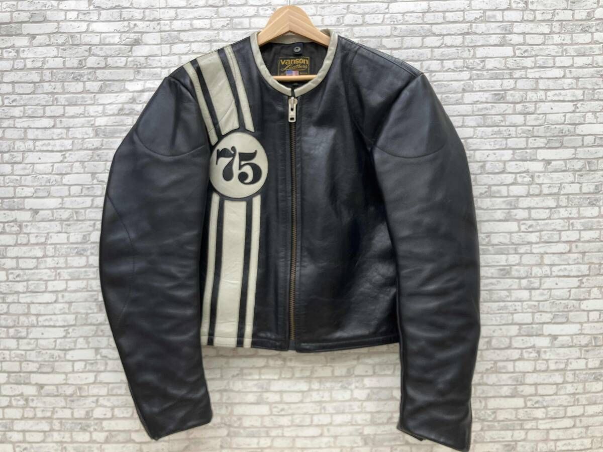 VANSON バンソン ラングルライダースジャケット レザージャケット