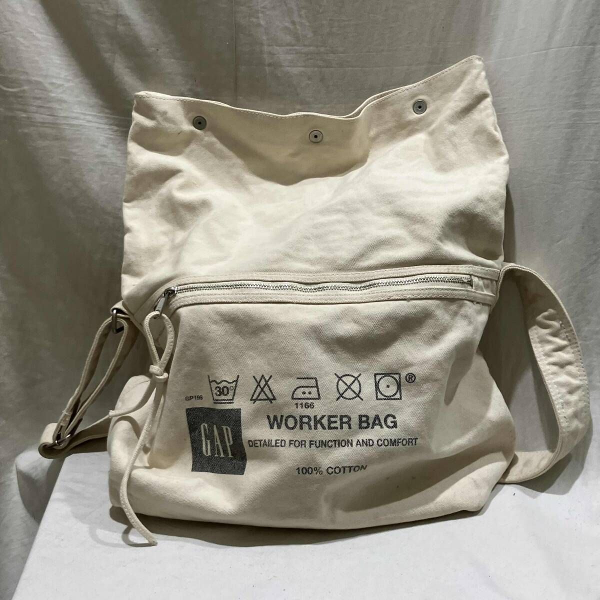 00s GAP ショルダーバッグ OLDGAPメッセンジャーバッグホワイト