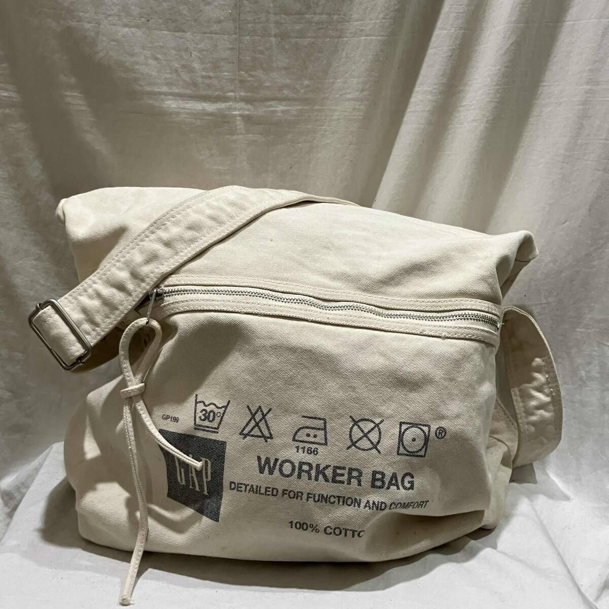 00s GAP ショルダーバッグ OLDGAPメッセンジャーバッグホワイト