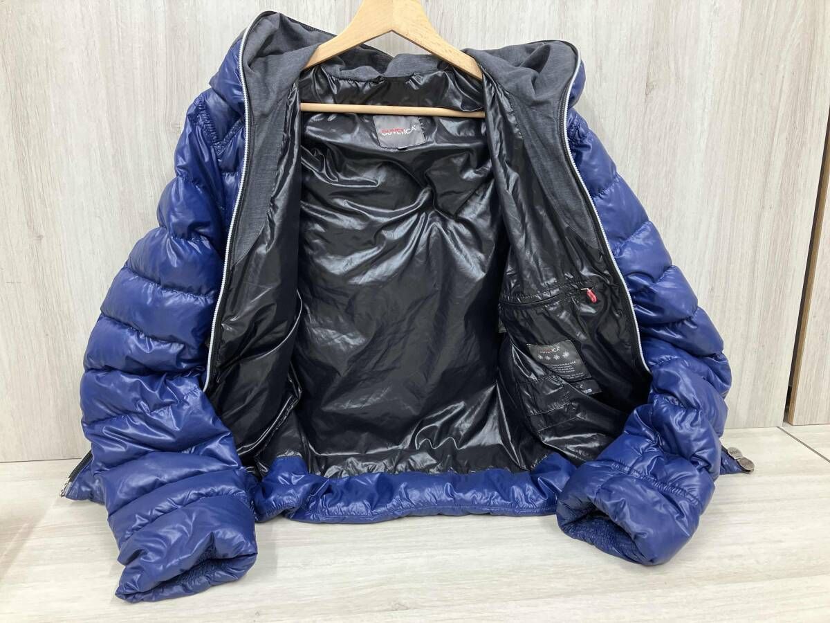 DUVETICA ダウンジャケット (01504417) 48 ブルー/ブラック - メルカリ