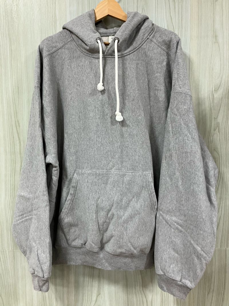 OVY オヴィー パーカー Heavy Weight Wide Pullover Hoodie グレー サイズXL 085