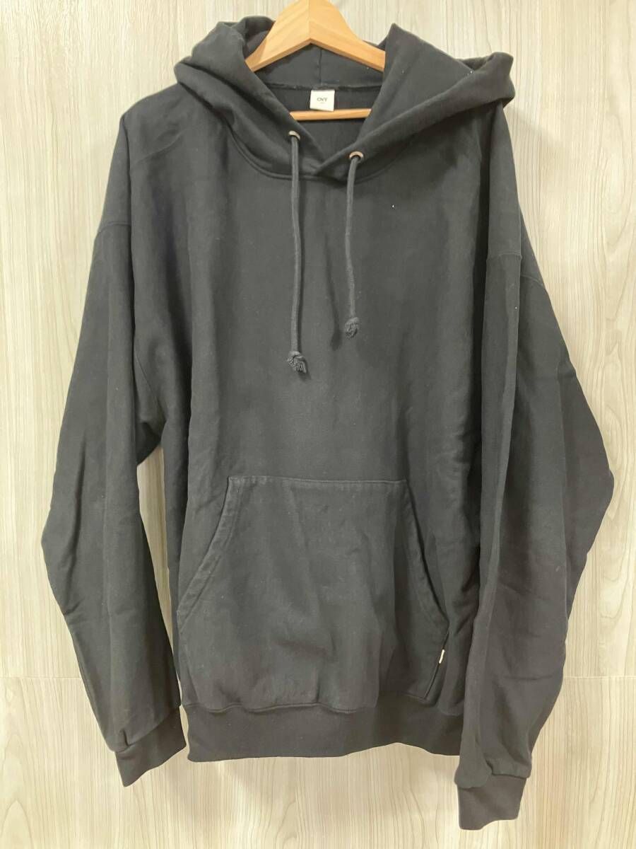 OVY オヴィー パーカー Heavy Weight Wide Pullover Hoodie ブラック サイズXL 085