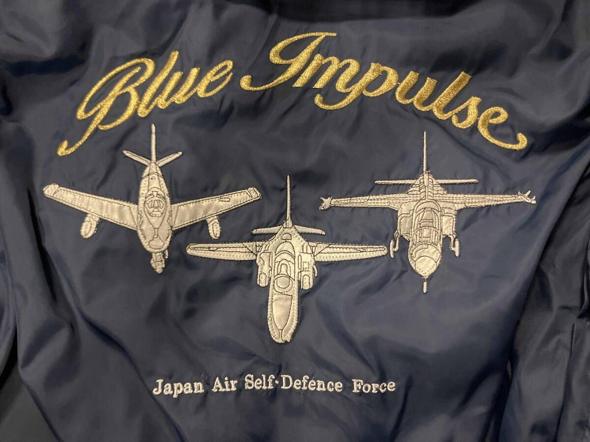 MA-1 ブルーインパルス 2013年松島基地帰還記念 ネイビー ワッペン