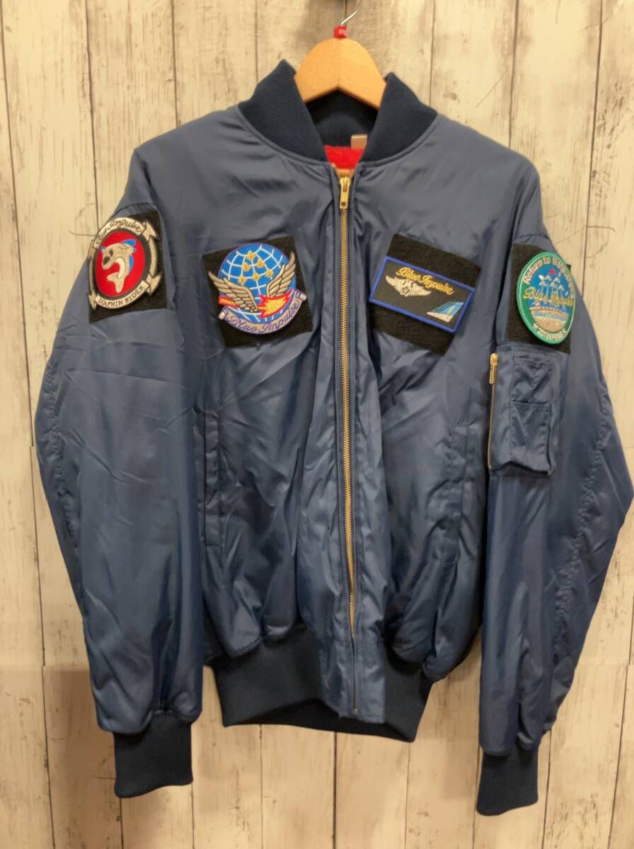 MA-1 ブルーインパルス 2013年松島基地帰還記念 ネイビー ワッペン