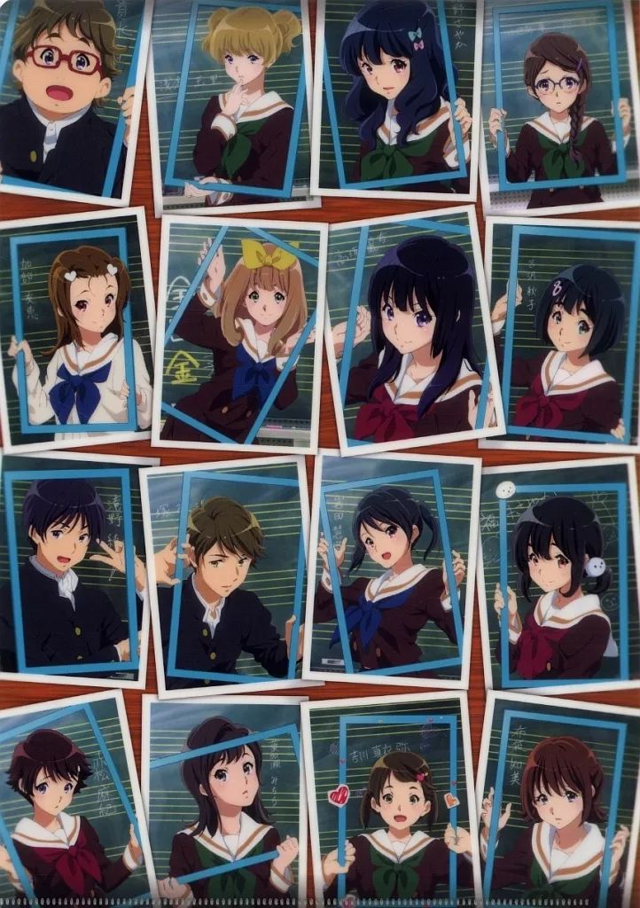 中古】クリアファイル 集合(第4弾) 新北宇治高校吹部紹介 A4クリア