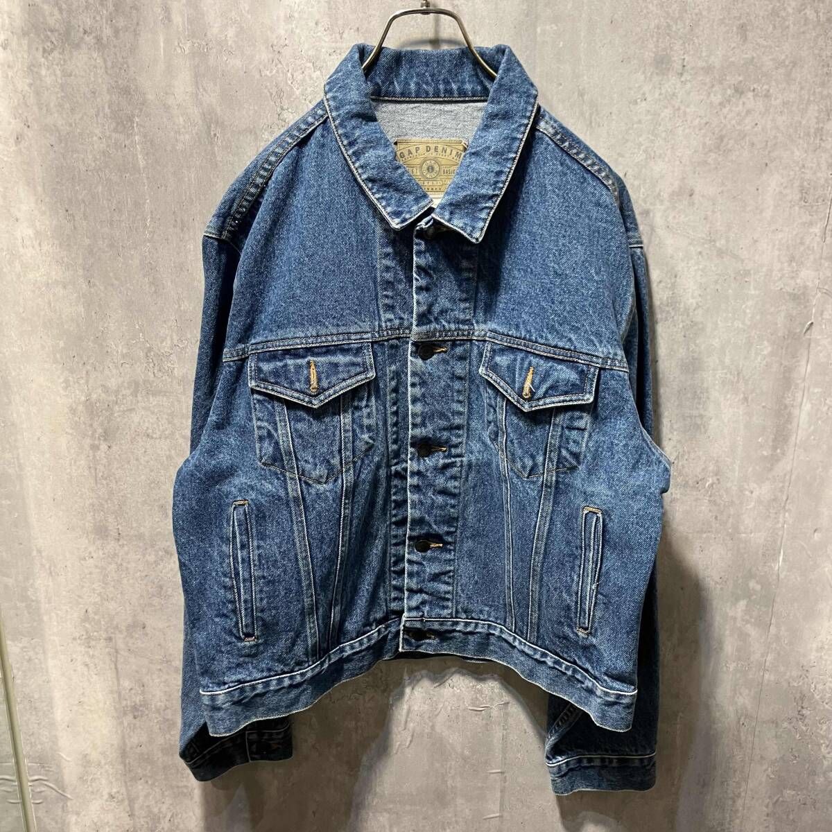 OLD GAP DENIM tracker jacket デニムトラッカージャケット Lサイズ
