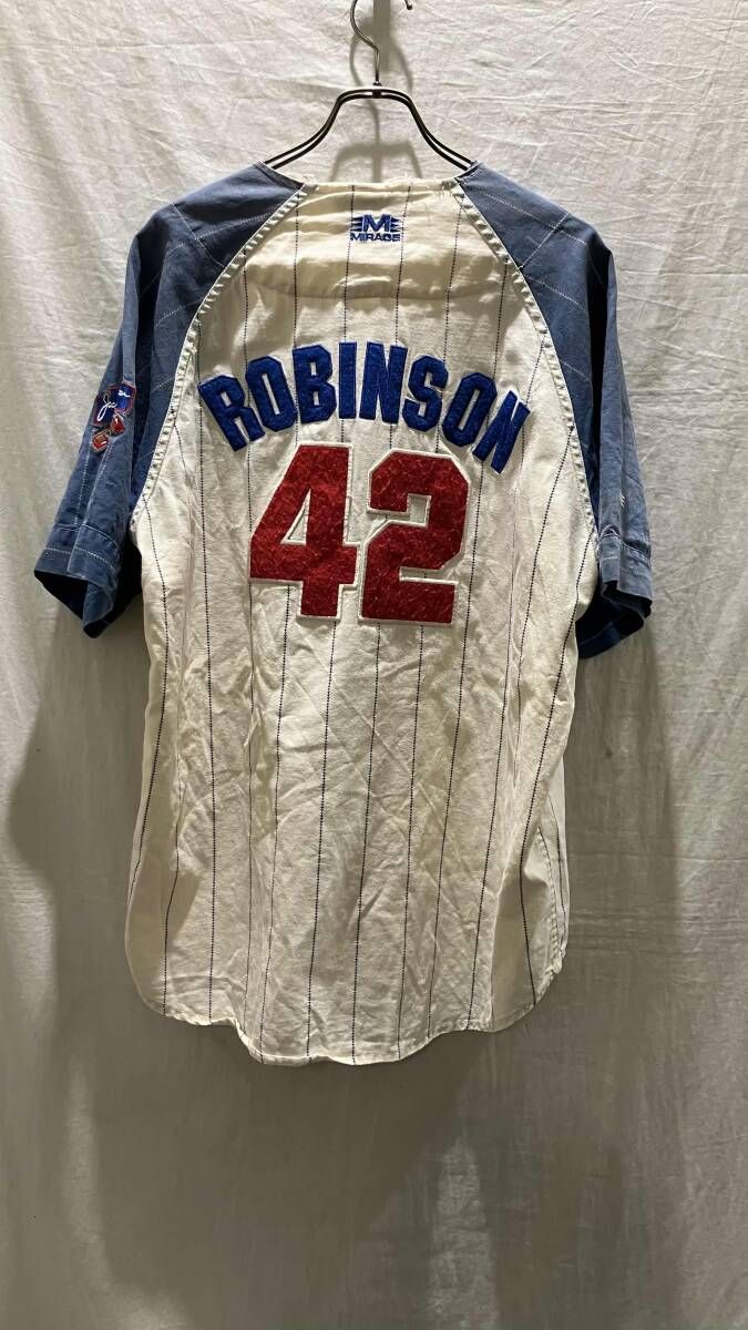 希少　90s Cooperstownブルックリンドジャース ベースボールシャツ 90s 販売 COOPERSTOWN クーパーズタウン MLB ベースボールシャツ