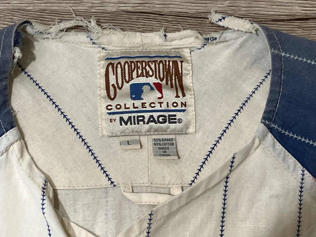 90s 販売 COOPERSTOWN クーパーズタウン MLB ベースボールシャツ