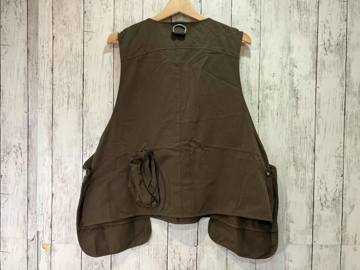 トップス 2023AW Brook Tool Vest Brook ブルック Tool Vest フィッシングベスト bn-23aw-002 ブラウン