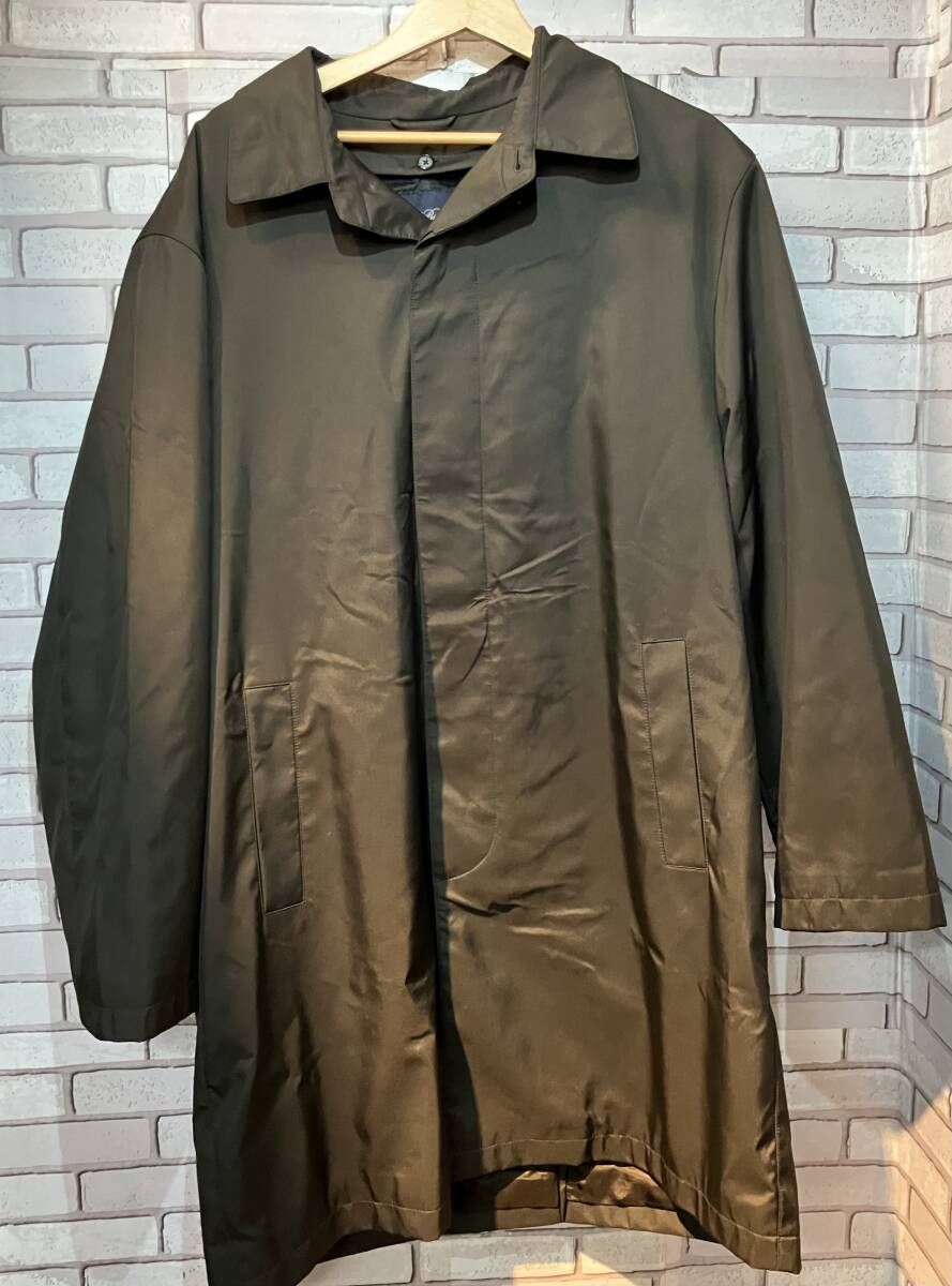 Brooks Brothers ブルックスブラザーズ トレンチコート ステン コート ライナー付き Lサイズ ブラック トラッド-ベーシック