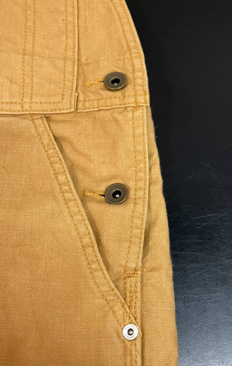 アンドファミリー オーバーオール オールインワン PT-2203690 ピンバッジ付 サイズL イエロー 主役アイテム オーバーオール つなぎ 