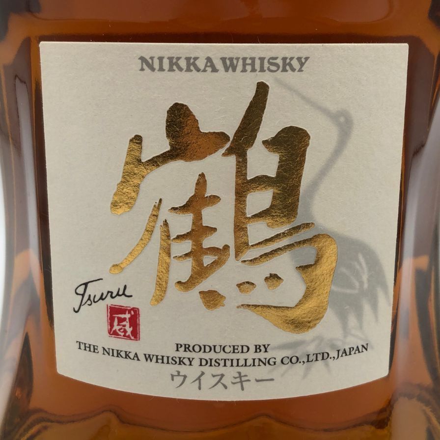 東京都限定◇ニッカ ウイスキー 鶴 スリムボトル 700ml 43%【M0