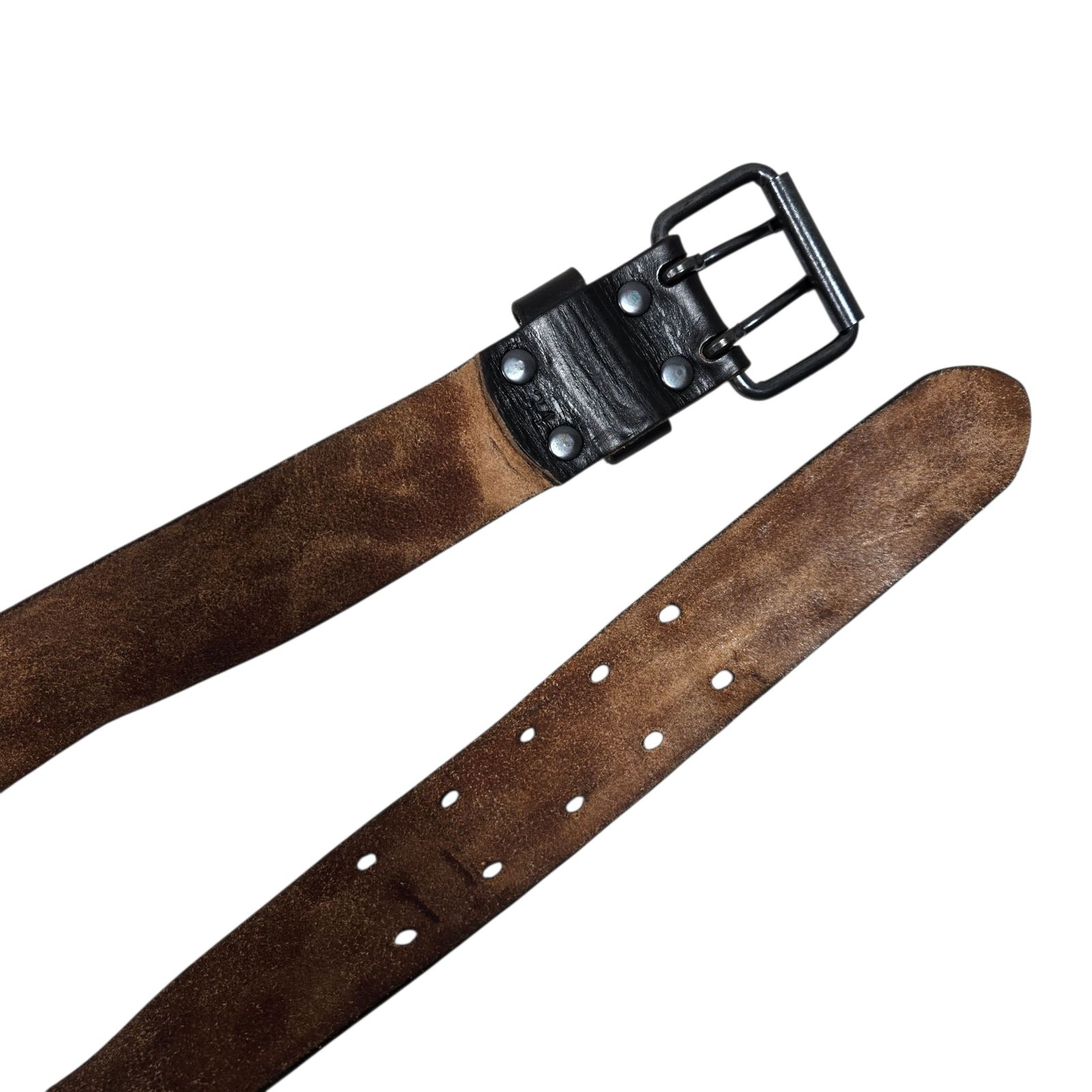 ◇RRL ダブルアールエル ベルト ROLLINS DOUBLE-PRONG BELT W34(cm