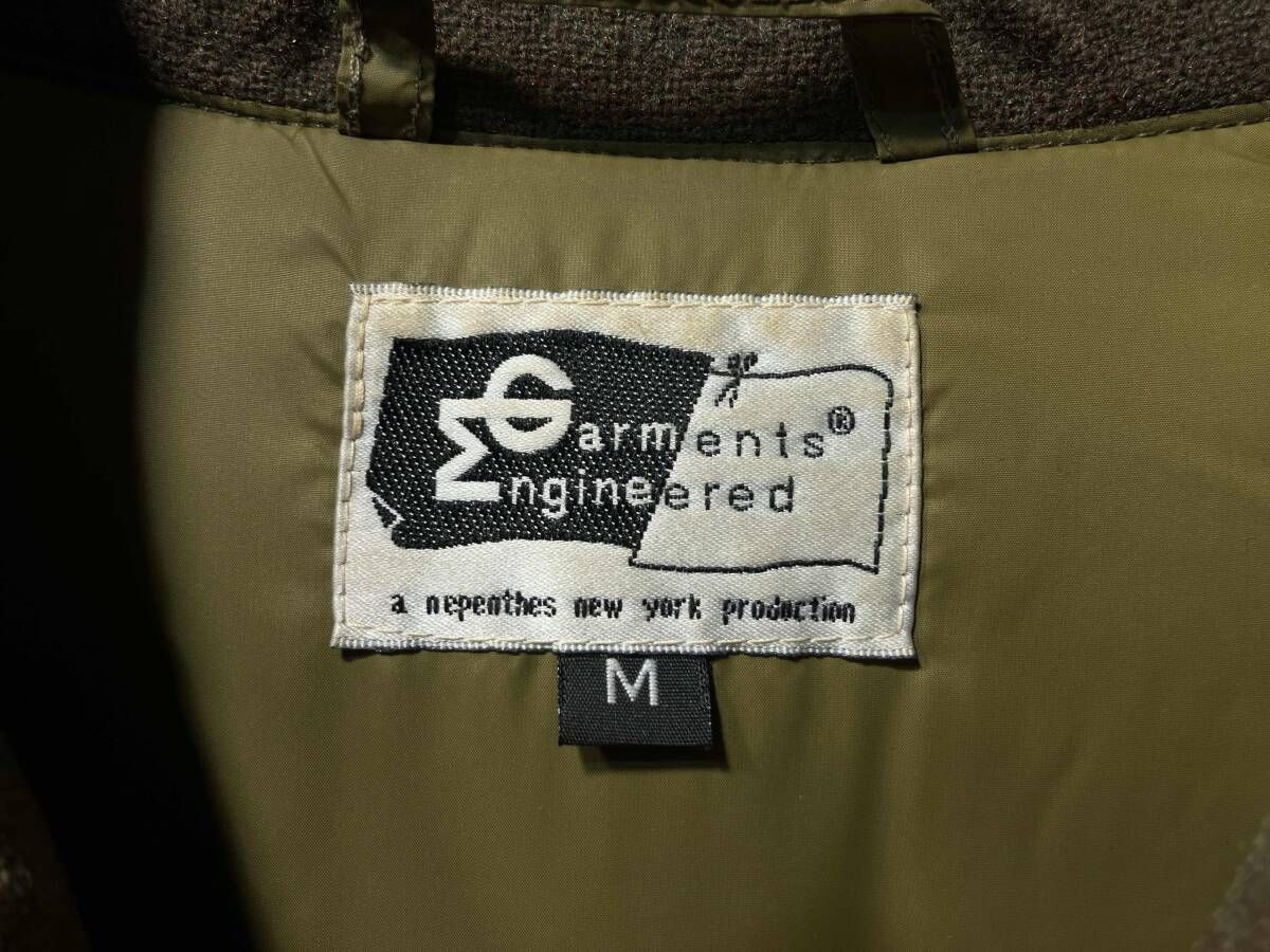 ENGINEERED GARMENTS down vest グースダウンベスト Mサイズ カーキ系