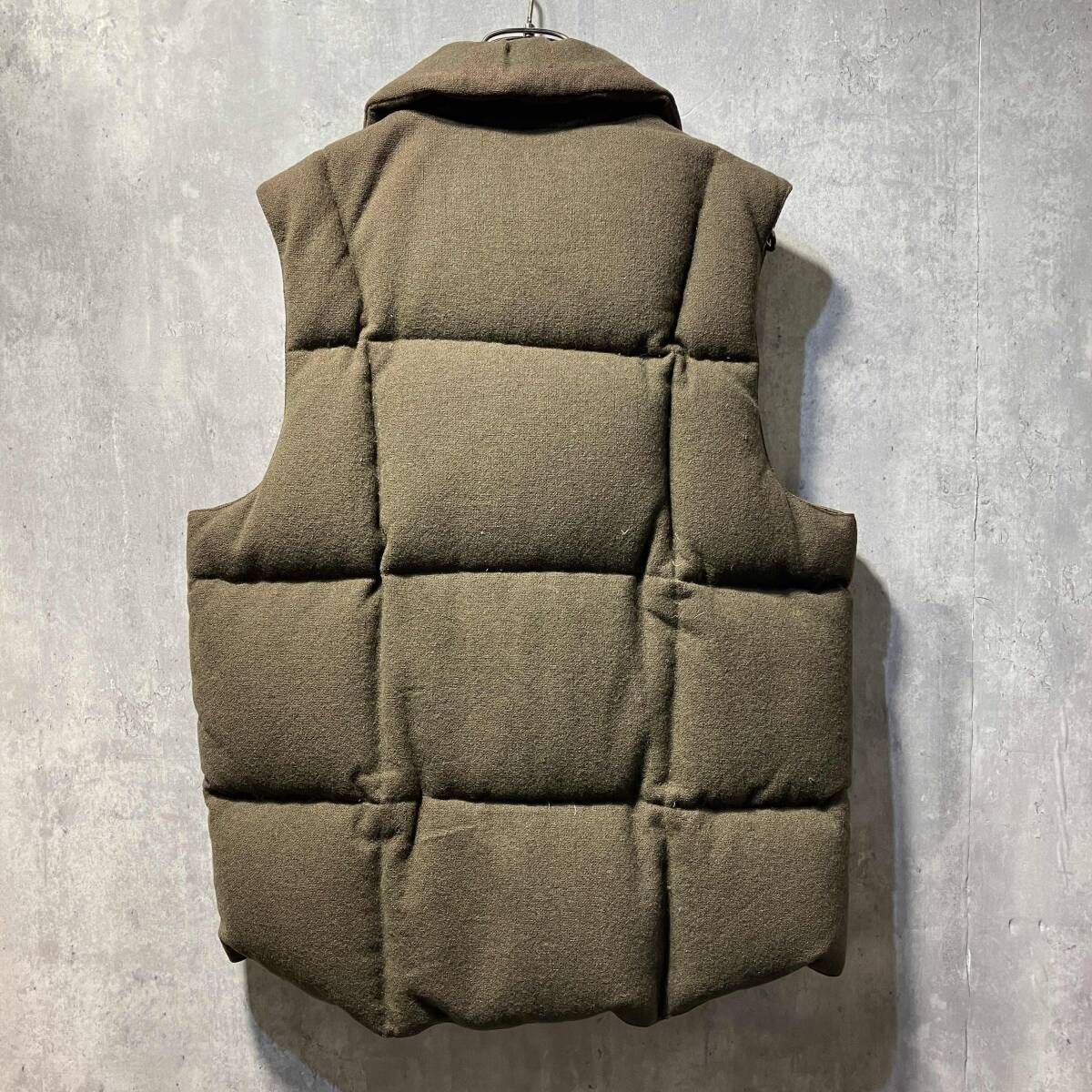 ENGINEERED GARMENTS down vest グースダウンベスト Mサイズ カーキ系 エンジニアードガーメンツ