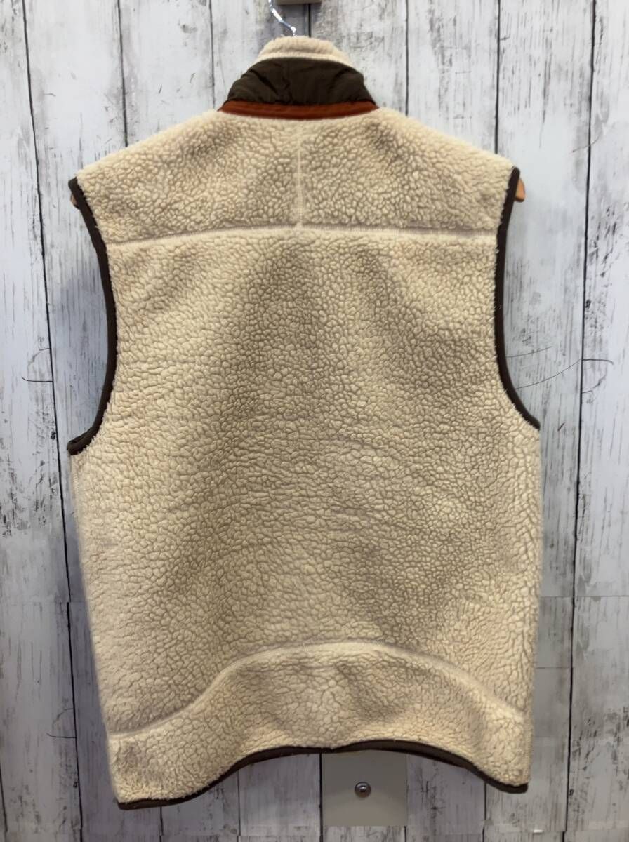 patagonia パタゴニア ベスト CLASSIC X FLEECE VEST クラシック フリースベスト ベージュ メンズ Sサイズ アウトドア