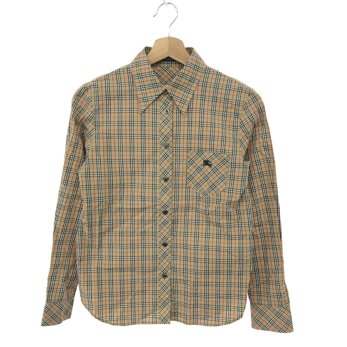 レディース BURBERRY BLUE LABEL バーバリーブルーレーベル 長袖シャツ 