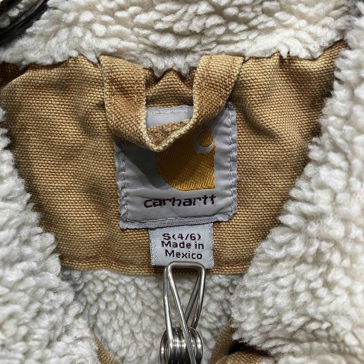 Carhartt 裏ボア ダックジャケット size S ベージュ カーハート - メルカリ