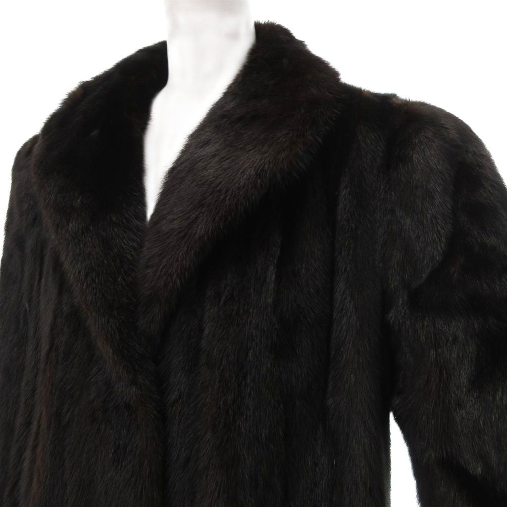 着丈約80cm ダークミンク ハーフコート 毛皮 MGセーブル 楽天市場
