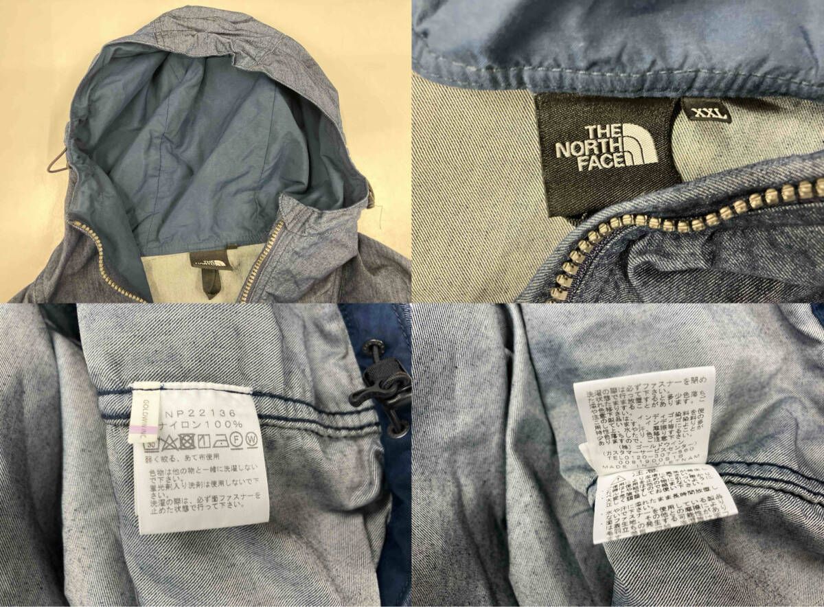 THE NORTH FACE ノースフェイス NYLON DENIM COMPACT JACKET ナイロン