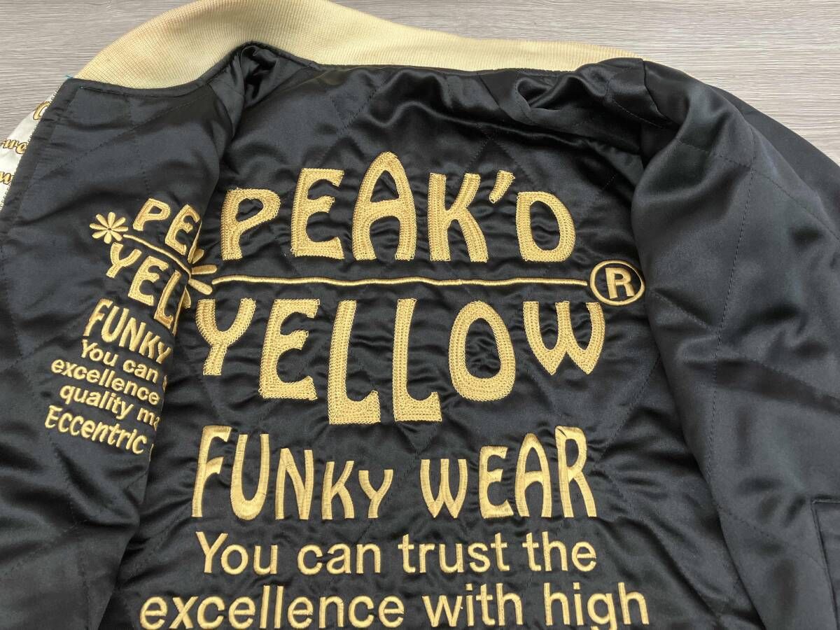 peak'd yellow スカジャン キスマイタトゥー 表記サイズ38