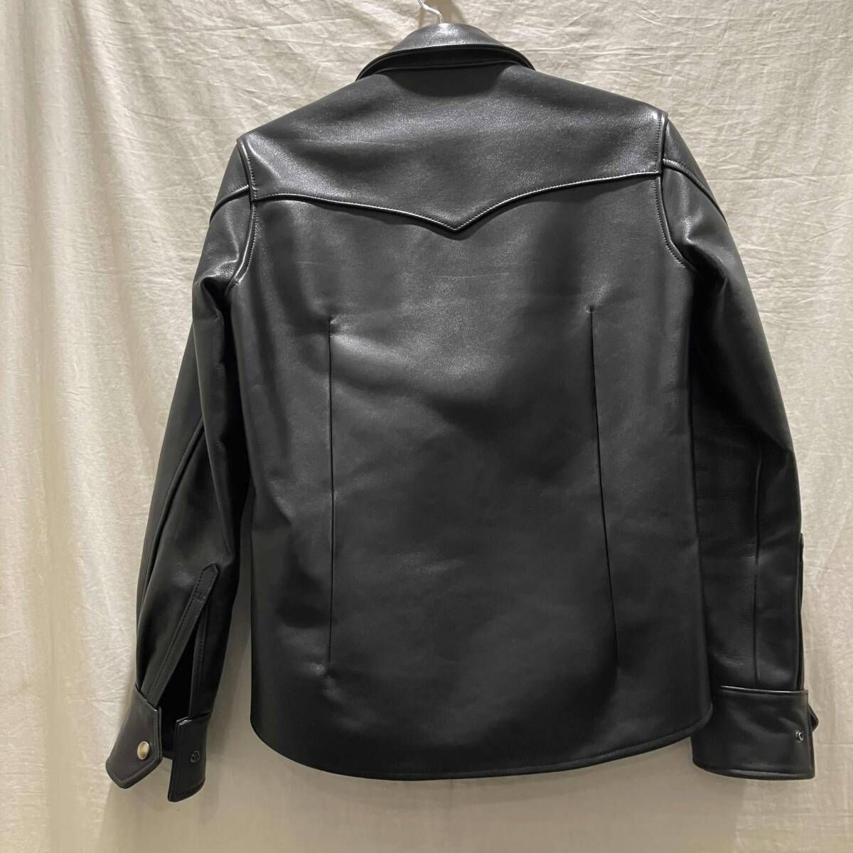 Y'2LEATHER レザージャケット 馬革 ウエスタンシャツ ブラック S