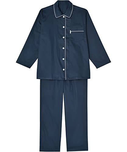 ワコール リラックス-スリープ パジャマ 睡眠科学 長袖 長ズボン 綿 のサテン生地 YDX 513 レディース KO M