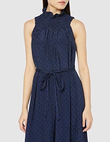 カジュアルドレス ランダムドットギャザーワンピース