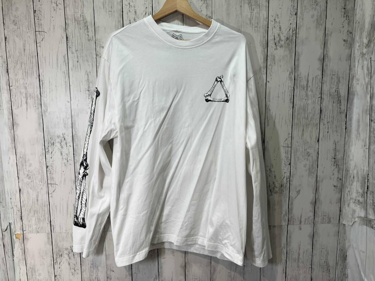 PALACE SKATEBOARDS パレス スケートボード TRI BONE LONGSLEEVE サイズL ホワイト