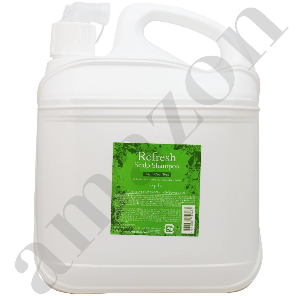 ナプラ リフレッシュ スキャルプ シャンプー ライトクール 4000 ml レフィル