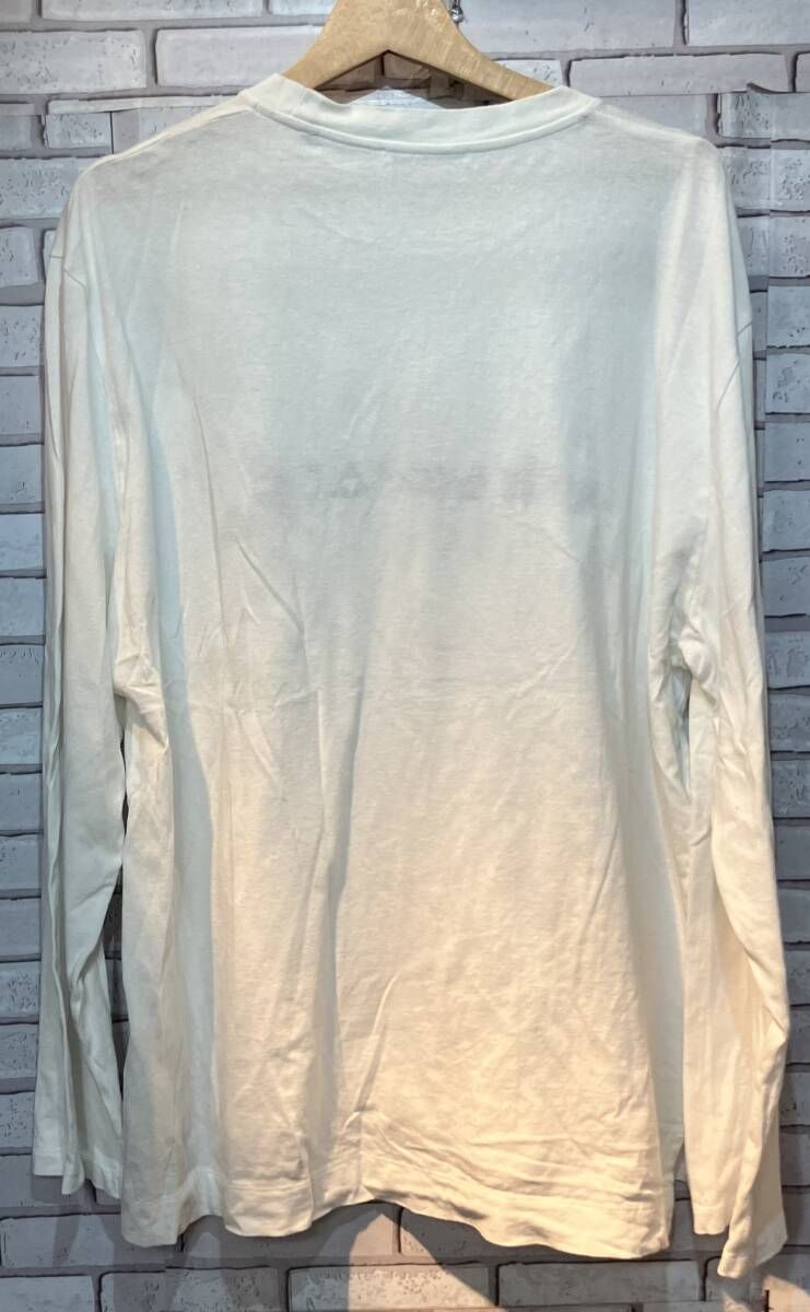 OUR LEGACY アワーレガシー 長袖Tシャツ 刺繍 XL以上 ホワイト