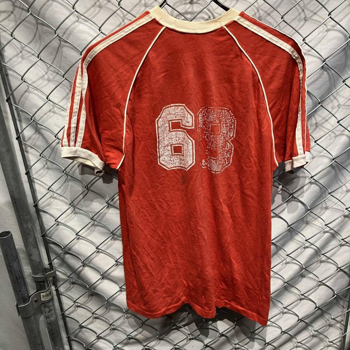 70s-80s SPORT-T BY STEDMAN半袖Tシャツ フットボールTEE サイズXL 70s-80s SPORT-T BY STEDMAN半袖Tシャツ フットボールTEE サイズXL