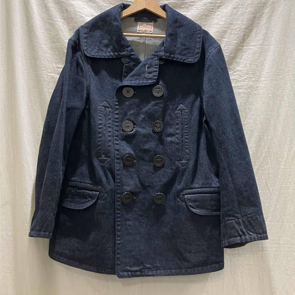 BONCOURA ピーコート denim Pコート真紺 S（36）ボンクラ - メルカリ