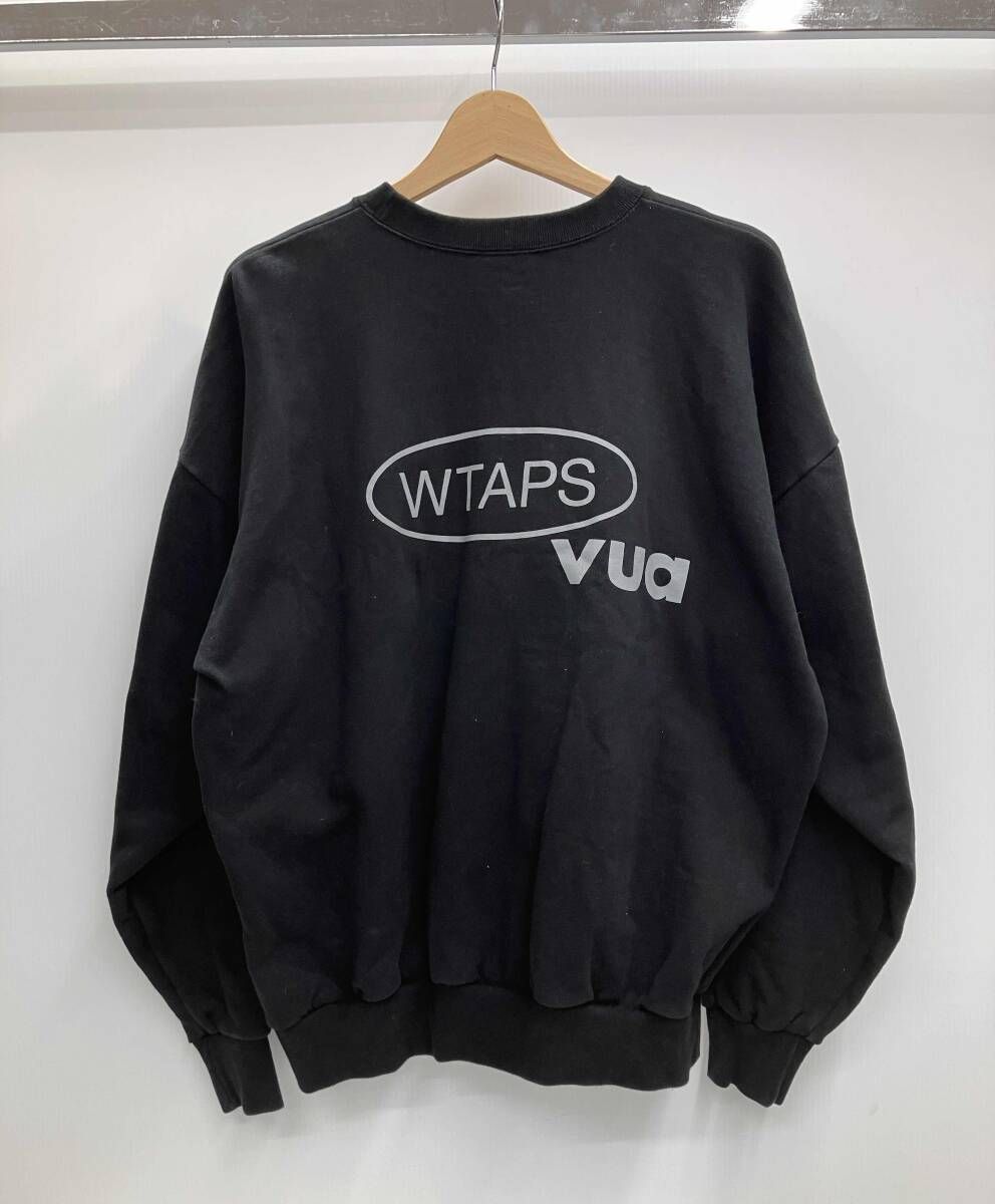 WTAPS ダブルタップス スウェット 242 ATDT-CPM 02 S 24 AW ブラック サイズ02