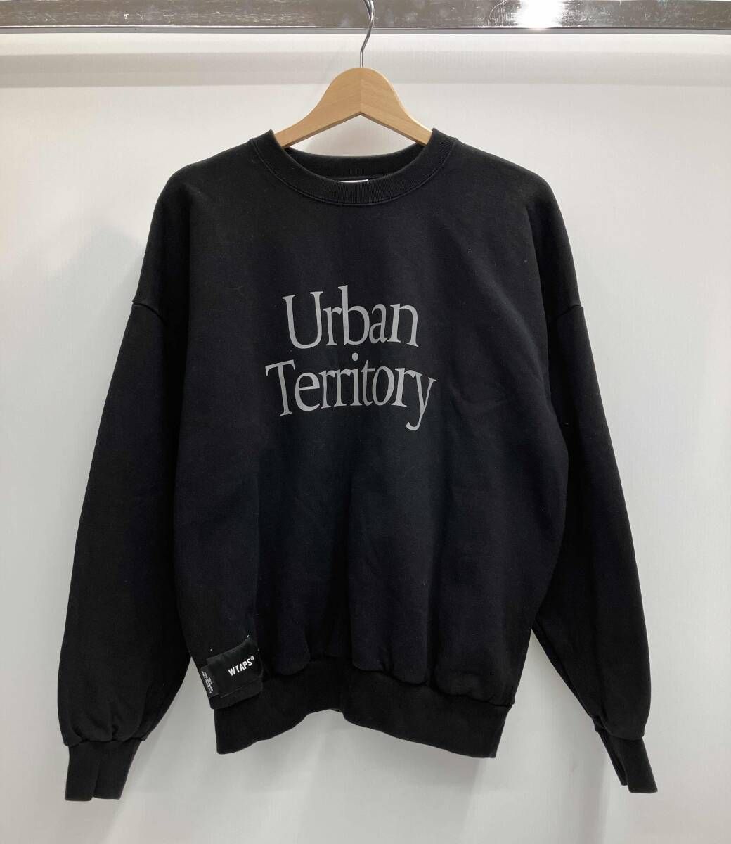 WTAPS ダブルタップス スウェット 242 ATDT CPM 02 S 24 AW ブラック サイズ02