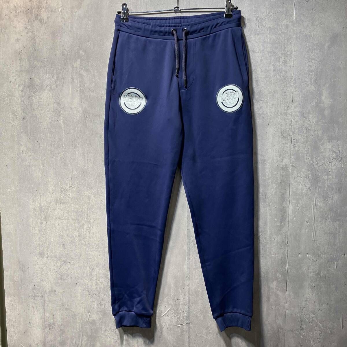 KENZO logo track pants ロゴトラックパンツ ネイビー XSサイズ 
