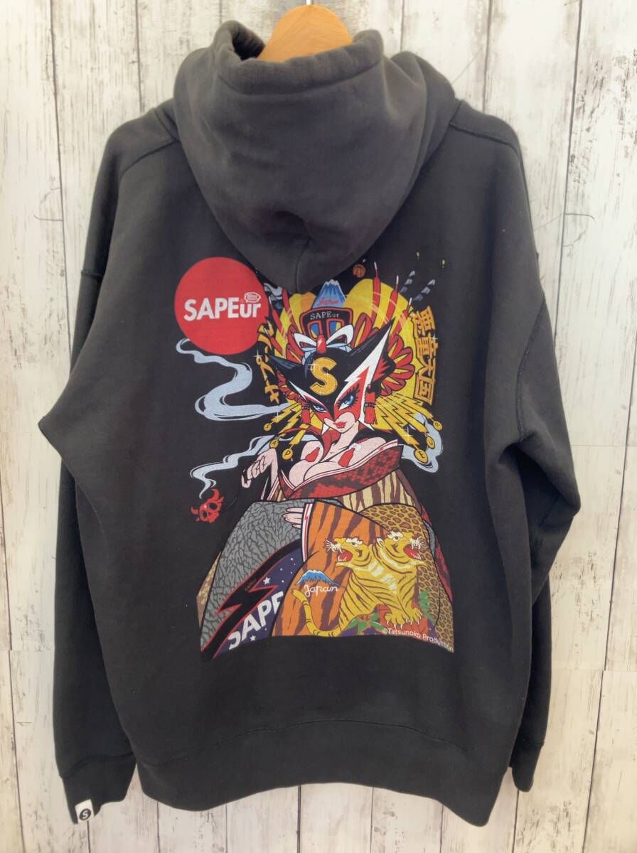 A Elegantes SAPEur アエレガンスサプール パーカー ブラック ドロンジョ ヤッターマン