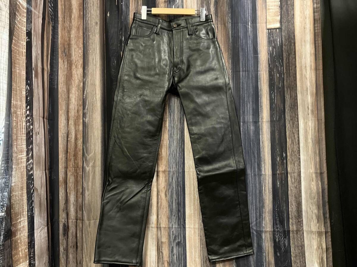 AERO LEATHER エアロレザー レザーパンツ ボトム ジッパーフライ 