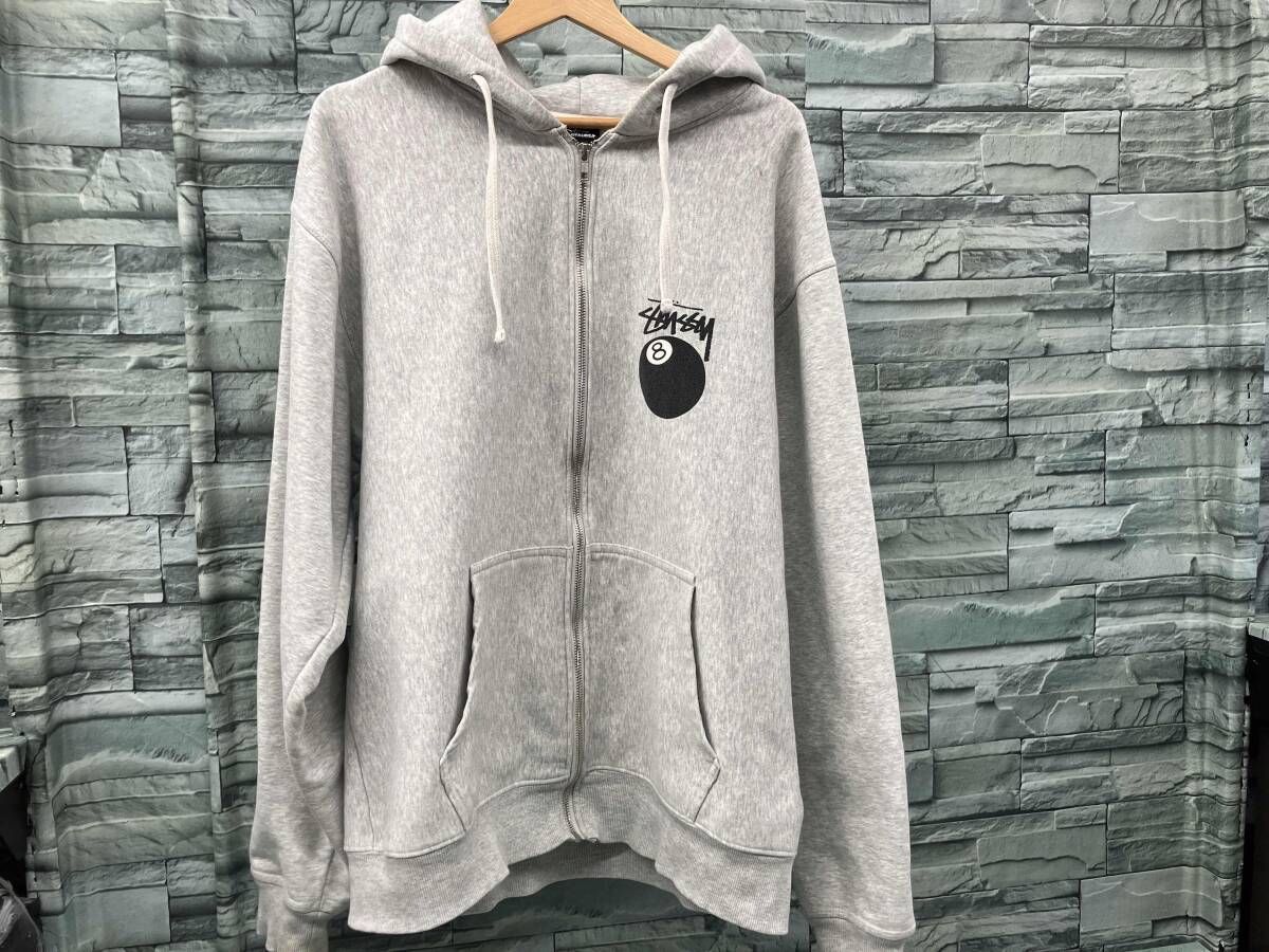 Stussy ジップアップ ステューシー パーカー 安い stussyグレー