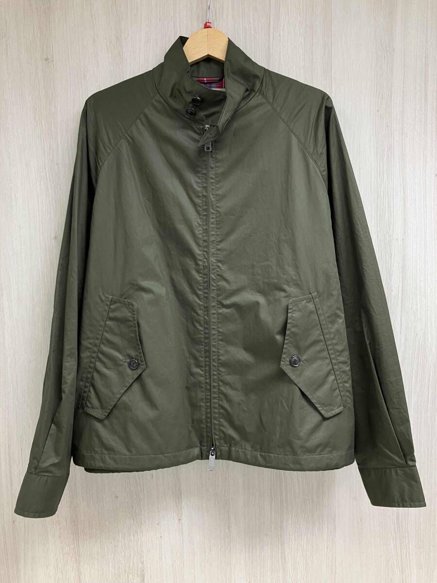 BARACUTA 25AWBRM009A バラグータ G4 薄型軽量モデル ジャケット ボックスシルエット ブルゾン ダブルジッパー メンズ 42 カーキ