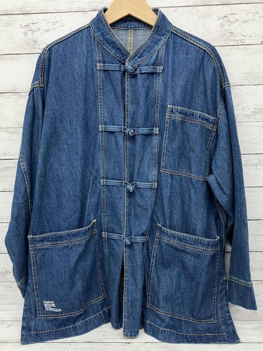 Fresh Service デニム カンフーカバーオール／Sサイズ／フレッシュ