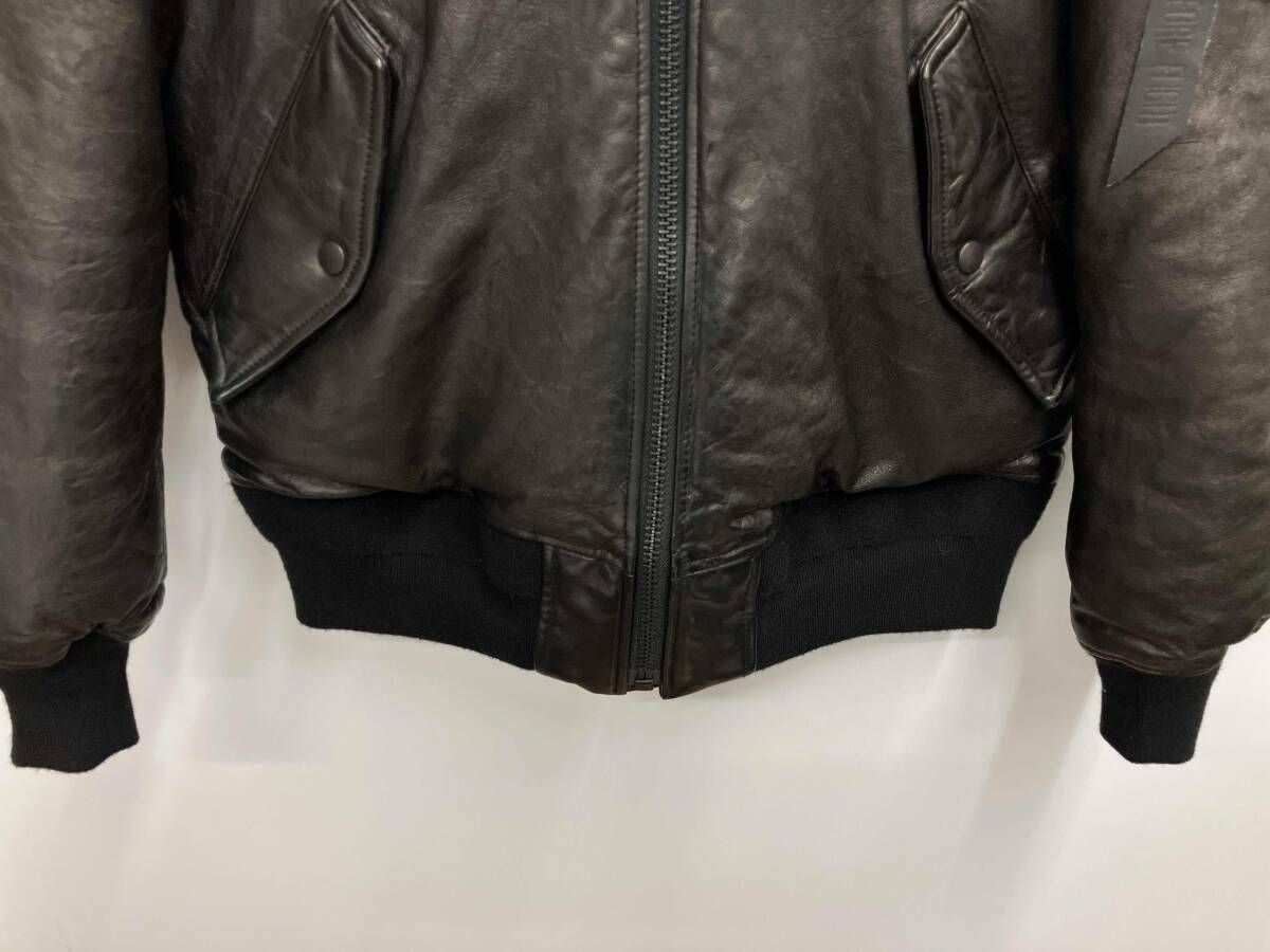 ALPHA INDUSTRIES アルファインダストリーズ MA-1 レザーダウン 